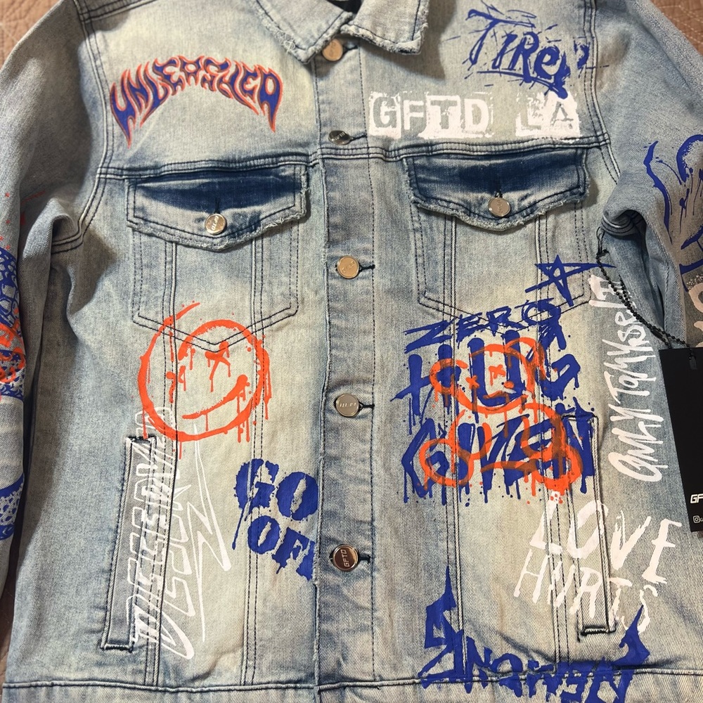New GTFD Jean Jacket Men’s Small
